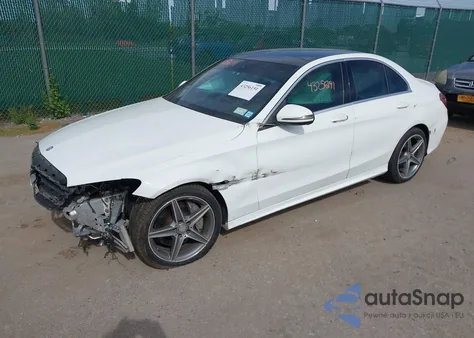 2016 Mercedes-Benz C 300 Sport from USA, damaged, VIN 55SWF4JB6GU113607